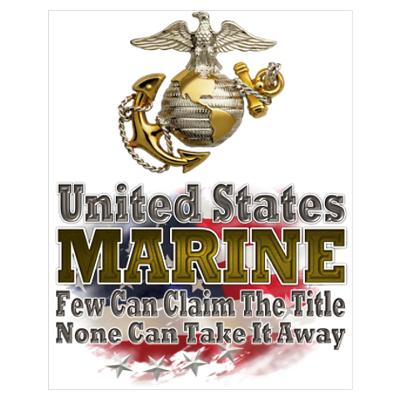 US Marine: Wall Art Poster